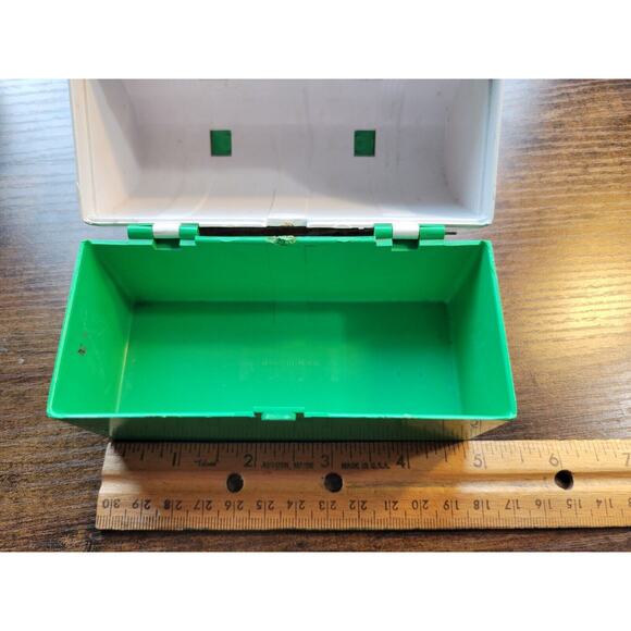 Vintage Fisher Price Toys #550 - Green/White Lunch Pail, Box, Kit - Picture 10 of 10